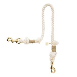 Sleepy Cotton dog seatbelt in beige